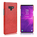 Miniatyrbild 1 av 2: Samsung Galaxy Note 9 mobilskal plast syntetläder litchi - Röd Röd