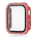 Pikkukuva 1 / 2: Apple Watch Series 8 (45mm) strassikoristeinen suojus karkaistulla lasilla - Punainen Red
