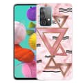 Pikkukuva 1 / 2: Marble Samsung Galaxy A53 5G Suojakotelo - Rose Colored Triangles Pink