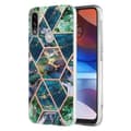 Miniatyrbillede 1 af 2: Marble Motorola Moto E7i Power / E7 Power Etui - Blå / Grøn Multicolor