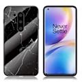 Miniatyrbillede 1 af 2: Fantasy Marble OnePlus 8 Pro cover - Sort Black