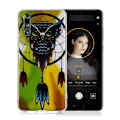 Miniatyrbillede 1 af 2: Huawei P20 Pro mobiletui i silikone- og plastik med selvlysende mønster - Ugle og drømmefanger Multicolor