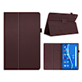 Miniatyrbillede 1 af 2: Lenovo Tab M10 FHD Plus litchi læderetui - Kaffe Brown