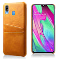 Pikkukuva 1 / 2: Dual Card kuoret - Samsung Galaxy A40 - Oranssi Orange