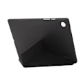 Pikkukuva 4 / 6: Samsung Galaxy Tab A8 10.5 (2021) V-taitto tyyliin silikonikotelo - Musta Black