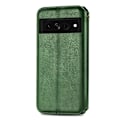 Pikkukuva 2 / 6: Nahkakotelo With A Stylish Rhombus Imprint For Google Pixel 7 Pro - Vihreä Green