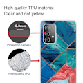 Pikkukuva 2 / 2: Marble design Samsung Galaxy A23 kotelot - Sininen Ja Oranssi Marmori Multicolor