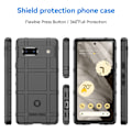 Miniatyrbild 2 av 2: Rugged Shield Fodral Google Pixel 7a - Svart Svart