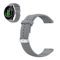 Miniatyrbild 1 av 2: Garmin Forerunner 158 / 55 klockarmband i silikon som andas - Grå Silvergrå