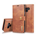 Pikkukuva 1 / 2: DG.MING Samsung Galaxy Note9 2-in-1 lompakkokotelo - Ruskea Brown