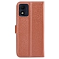 Miniatyrbillede 2 af 2: Klassisk Alcatel 1B (2022) flip etui - Brun Brown