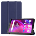 Miniatyrbillede 1 af 2: Tri-fold Leather stander etui til Lenovo Tab M7 (3. generation) - Mørkeblå Blue