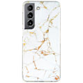 Miniatyrbillede 1 af 2: Marble Samsung Galaxy S22 Plus Etui - Hvid White