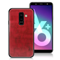Miniatyrbillede 1 af 2: MOFI Samsung Galaxy A6 Plus (2018) mobiletui i hybridmaterialer - Rød Red