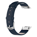 Miniatyrbillede 1 af 2: Fitbit Charge 5 urrem i ægte læder - Mørkeblå Blue