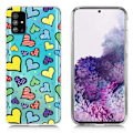 Pikkukuva 1 / 2: Deco Samsung Galaxy S20 kotelot - Sydämet Multicolor