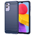 Pikkukuva 1 / 2: Carbon Flex Suojakotelo Samsung Galaxy M13 5g - Sininen Blue