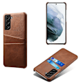 Miniatyrbillede 1 af 2: Dual Card Samsung Galaxy S22 cover - Brun Brown