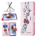 Miniatyrbillede 2 af 2: Wonderland Motorola Moto E32 flip etui - Giraf Pink