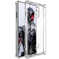 Pikkukuva 1 / 6: Kaksivärinen nahkainen läppäkotelo ZTE nubia Red Magic 8 Pro / ZTE nubia Red Magic 8 Pro Plus - Läpinäkyvä Transparent
