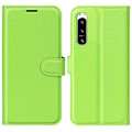 Miniatyrbillede 1 af 2: Klassisk Sony Xperia 5 Iv Flip Etui - Grøn Green