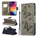 Miniatyrbillede 1 af 2: Butterfly Samsung Galaxy A50 etui - Grå Silver grey