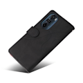 Miniatyrbillede 2 af 2: Tekstureret Læder Etui med Strop TilMotorola Edge X30 - Sort Black