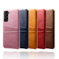 Pikkukuva 2 / 2: Dual Card Suojakotelo Samsung Galaxy S21 FE - Ruskea Brown