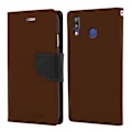 Miniatyrbillede 2 af 2: MERCURY Fancy Diary - Samsung Galaxy M20 - Brun Brown