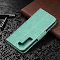 Miniatyrbillede 2 af 2: Butterfly Samsung Galaxy S22 Flip Etui - Grøn Green