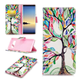 Miniatyrbillede 1 af 2: Samsung Galaxy Note 8 etui med unikt print - farverig træ Multicolor