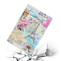 Miniatyrbillede 4 af 6: iPad 10.9 (2022) Pattern Printing Vegansk Læder stødsikkert Cover Foldable Stand Tablet Drop Resistant Case with Card Slots - Tårn Multicolor
