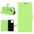 Miniatyrbillede 1 af 2: Klassisk iPhone 12 Mini flip etui - Grøn Green