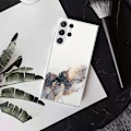 Miniatyrbillede 2 af 2: Marble Samsung Galaxy S23 Ultra Etui - Sort Black
