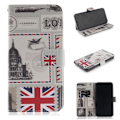 Miniatyrbild 1 av 2: iPhone 9 Plus mobilfodral syntetläder plast stående - London tema multifärg