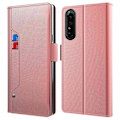 Pikkukuva 1 / 2: Phone Suojakotelo With Make-up Mirror And Slick Design For Sony Xperia 1 Iv - Ruusukulta Pink
