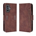 Pikkukuva 1 / 2: Xiaomi Poco F4 GT / Xiaomi Redmi K50 Gaming moderni nahkainen lompakkokotelo - Ruskea Brown