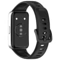 Silikoneurrem Huawei Band 9 NFC / 9 / 8 NFC / 8 Justerbar udskiftningsarmbånd - Sort Black