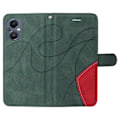 Miniatyrbillede 2 af 2: Tekstureret OnePlus Nord N20 5G læderetui med rem - Grøn Green