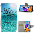 Pikkukuva 1 / 2: Wonderland Samsung Galaxy A21s kotelot - Älä koskaan lopeta unelmoimista Blue