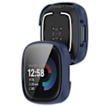 Pikkukuva 3 / 6: Fitbit Sense 2 / Versa 4 suojus karkaistulla lasilla - Keskiyön Sininen Blue