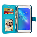 Miniatyrbild 2 av 2: Asus Zenfone Live (ZB501KL) Modernt läder fodral - Blå Blå