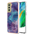 Pikkukuva 1 / 6: Marble Samsung Galaxy S21 FE Suojakotelo - Violetti Purple