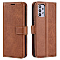 Pikkukuva 1 / 2: Lompakko Nahkakotelo For Samsung Galaxy A53 5G - Vaalean Ruskea Brown