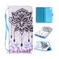 Miniatyrbillede 1 af 2: Huawei Y6 II læder-etui med holder - Sej ugle Multicolor