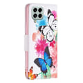 Pikkukuva 2 / 2: Wonderland Samsung Galaxy M33 5G flip kuoret - Kaksi Perhosta Multicolor