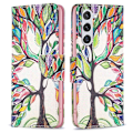 Miniatyrbillede 1 af 2: Wonderland Samsung Galaxy S23 Flip Etui - Life Træ Multicolor