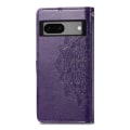 Miniatyrbild 2 av 6: Mandala Google Pixel 7a Flip Fodral - Lila Lila