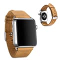 iCarer Crazy Horse Apple Watch Series 5 40mm ægte læder urrem - LightBrown Brown