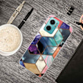 Miniatyrbillede 2 af 2: Marble design Xiaomi Redmi Note 11E cover - Farverig Terning-Flise Multicolor